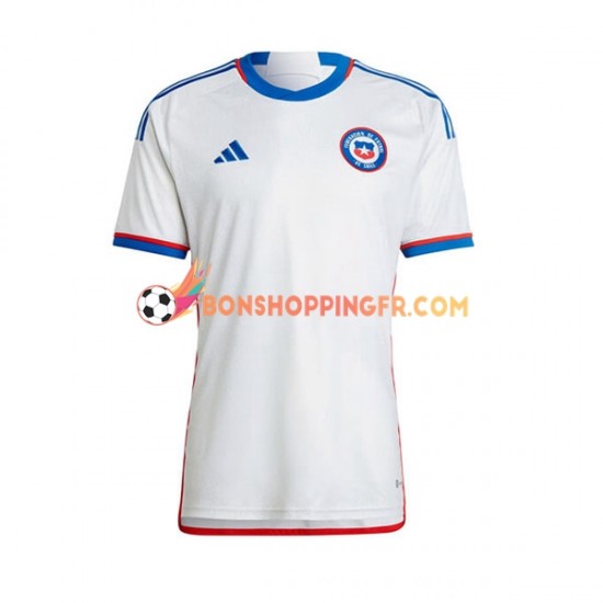 Maillot Extérieur Chili 2022 Manches Courtes Homme