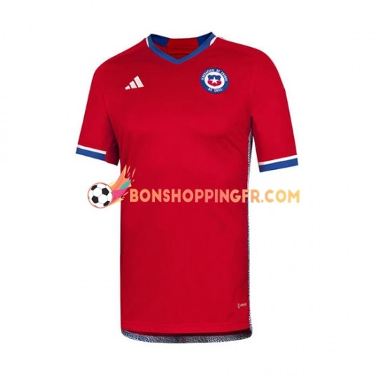 Maillot Domicile Chili 2022 Manches Courtes Homme