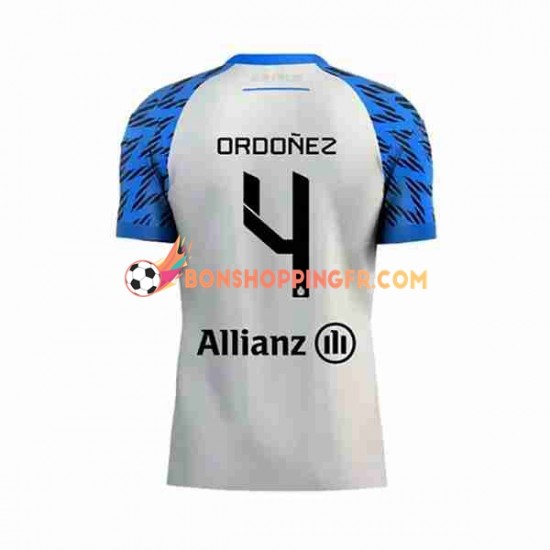 Maillot Extérieur Club Brugge Joel Ordonez 4 2023-2024 Manches Courtes Homme