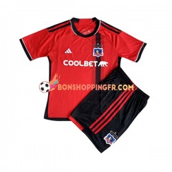 Maillot Extérieur Colo-Colo 2023 Manches Courtes Jeune Enfant(+shorts)