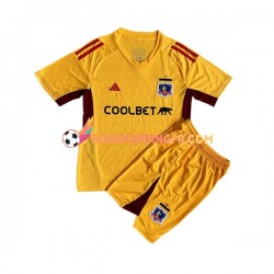 Maillot Domicile Colo-Colo Gardien 2023 Manches Courtes Jeune Enfant(+shorts)