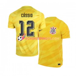 Maillot Extérieur Corinthians Gardien Cassio 12 2023-2024 Manches Courtes Homme