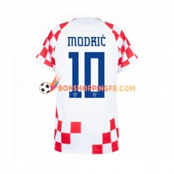 Maillot Domicile Croatie Modric 10 Coupe du Monde 2022 Manches Courtes Homme