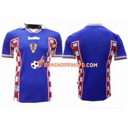 Maillot Rétro Extérieur Croatie 1998 Manches Courtes Homme