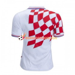 Maillot Rétro Domicile Croatie 1998 Manches Courtes Homme