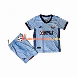 Maillot Extérieur Cruz Azul 2023-2024 Manches Courtes Jeune Enfant(+shorts)
