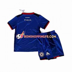 Maillot Domicile Cruz Azul 2023-2024 Manches Courtes Jeune Enfant(+shorts)