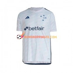 Maillot Extérieur Cruzeiro 2023 Manches Courtes Homme