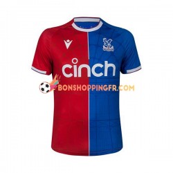 Maillot Domicile Crystal Palace 2023-2024 Manches Courtes Homme