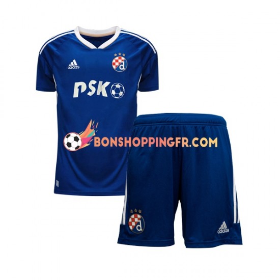 Maillot Domicile Dinamo Zagreb 2022-2023 Manches Courtes Jeune Enfant(+shorts)