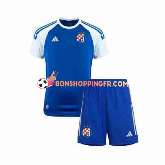 Maillot Domicile Dinamo Zagreb 2023-2024 Manches Courtes Jeune Enfant(+shorts)