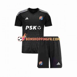 Maillot Extérieur Dinamo Zagreb Gardien 2023-2024 Manches Courtes Jeune Enfant(+shorts)