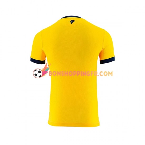 Maillot Domicile Ecuador Coupe du Monde 2022 Manches Courtes Homme