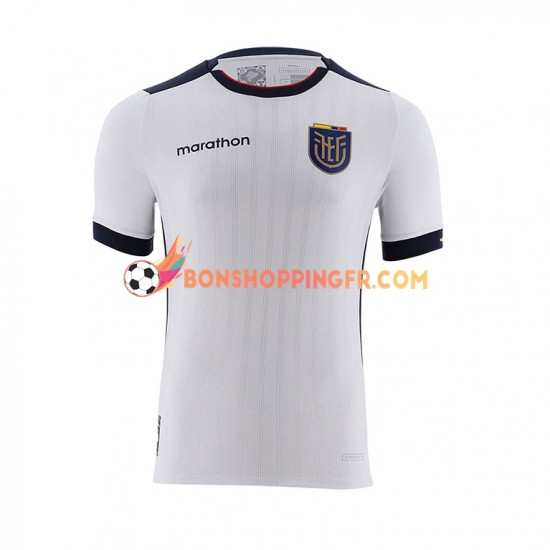 Maillot 3ème Ecuador Coupe du Monde 2022 Manches Courtes Homme