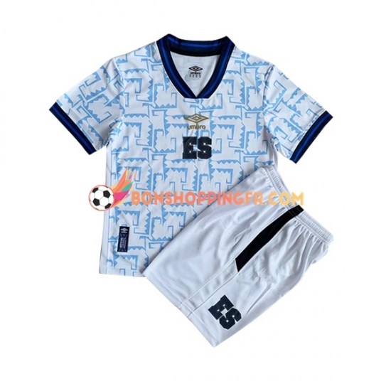 Maillot Extérieur EL Salvador 2023 Manches Courtes Jeune Enfant(+shorts)