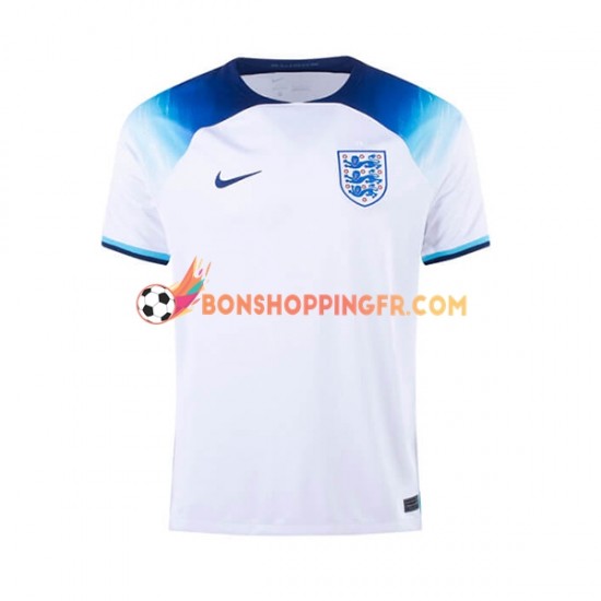 Maillot Domicile Angleterre Coupe du Monde 2022 Manches Courtes Homme