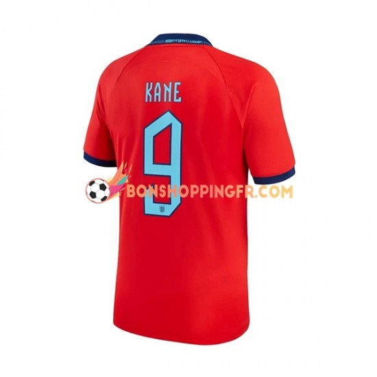 Maillot Extérieur Angleterre Kane 9 Coupe du Monde 2022 Manches Courtes Homme