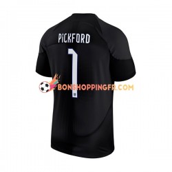 Maillot Domicile Angleterre Gardien Pickford 1 Coupe du Monde 2022 Manches Courtes Homme