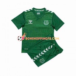Maillot Domicile Everton Gardien 2023-2024 Manches Courtes Jeune Enfant(+shorts)