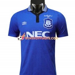 Maillot Rétro Domicile Everton 1995 Manches Courtes Homme