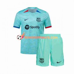 Maillot 3ème FC Barcelone 2023-2024 Manches Courtes Jeune Enfant(+shorts)