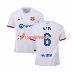 Maillot Extérieur FC Barcelone GAVI 6 2023-2024 Manches Courtes Homme