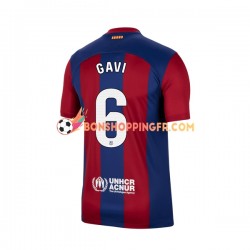 Maillot Domicile FC Barcelone Gavi 6 2023-2024 Manches Courtes Homme