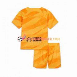 Maillot 4ème FC Barcelone Gardien 2023-2024 Manches Courtes Jeune Enfant(+shorts)