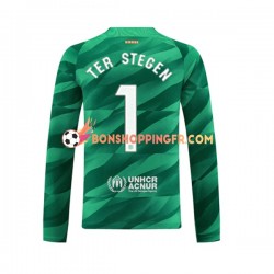 Maillot Domicile FC Barcelone Gardien Ter Stegen 1 2023-2024 Manches Longues Homme