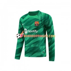 Maillot Domicile FC Barcelone Gardien Ter Stegen 1 2023-2024 Manches Longues Homme
