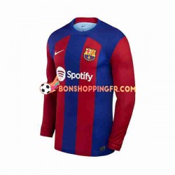 Maillot Domicile FC Barcelone 2023-2024 Manches Longues Homme