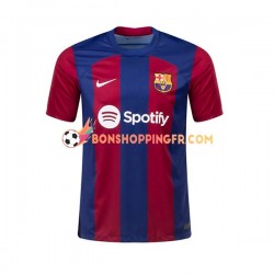 Maillot Domicile FC Barcelone 2023-2024 Manches Courtes Homme