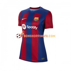 Maillot Domicile FC Barcelone 2023-2024 Manches Courtes Femme