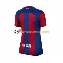 Maillot Domicile FC Barcelone 2023-2024 Manches Courtes Femme