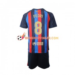 Maillot Domicile FC Barcelone Pedri 8 2022-2023 Manches Courtes Jeune Enfant(+shorts)