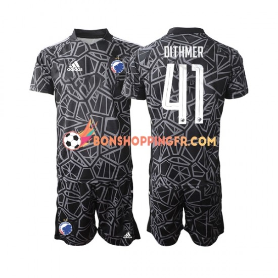 Maillot Domicile FC Copenhague Gardien Andreas Dithmer 41 2022-2023 Manches Courtes Jeune Enfant(+shorts)