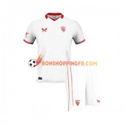 Maillot Domicile Séville FC 2023-2024 Manches Courtes Jeune Enfant(+shorts)
