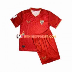 Maillot Extérieur Séville FC Sergio Ramos 4 2023-2024 Manches Courtes Jeune Enfant(+shorts)