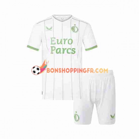 Maillot 3ème Feyenoord Rotterdam 2023-2024 Manches Courtes Jeune Enfant(+shorts)