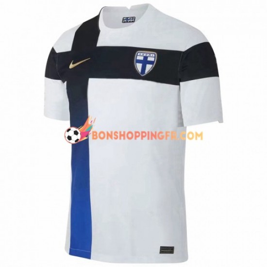 Maillot Domicile Finlande Euro 2020 Manches Courtes Homme