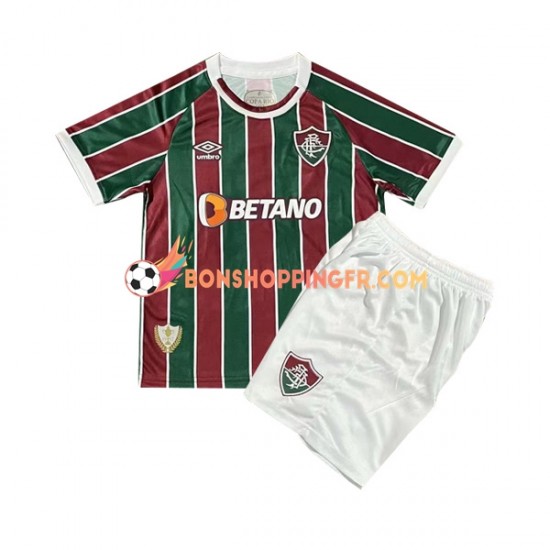 Maillot Domicile Fluminense 2023-2024 Manches Courtes Jeune Enfant(+shorts)