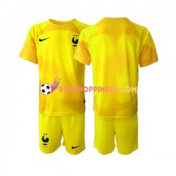 Maillot 3ème France Gardien Coupe du Monde 2022 Manches Courtes Jeune Enfant(+shorts)