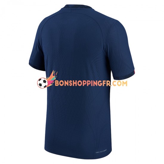 Maillot Domicile France Coupe du Monde 2022 Manches Courtes Homme