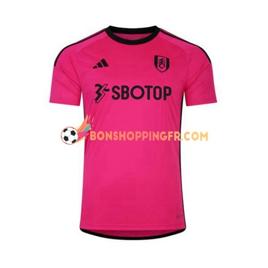 Maillot Extérieur Fulham 2023-2024 Manches Courtes Homme