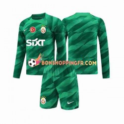 Maillot Domicile Galatasaray Gardien 2023-2024 Manches Longues Jeune Enfant(+shorts)