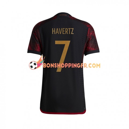 Maillot Extérieur Allemagne Havertz 7 Coupe du Monde 2022 Manches Courtes Homme