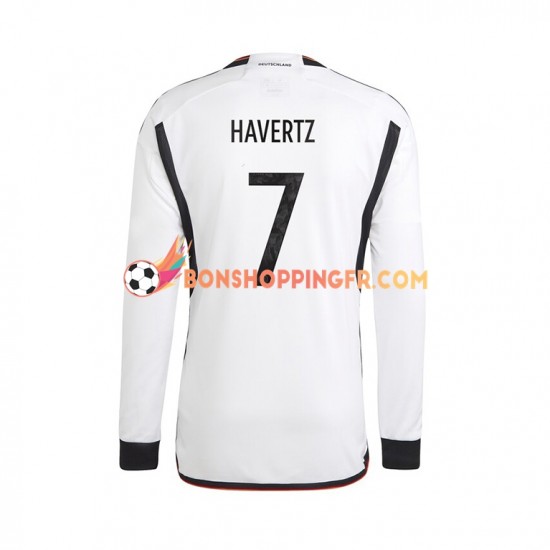 Maillot Domicile Allemagne Havertz 7 Coupe du Monde 2022 Manches Longues Homme