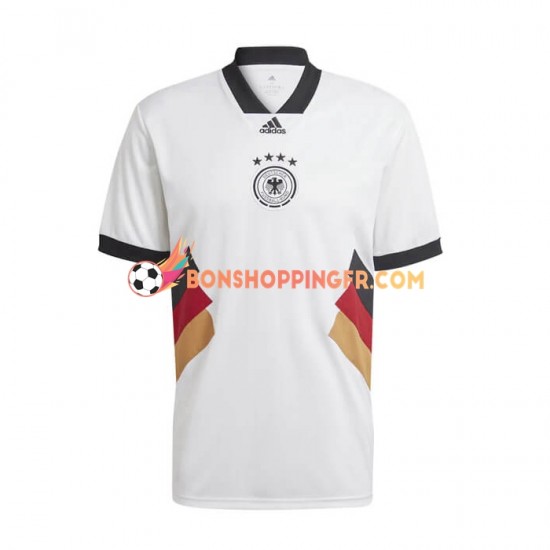 Maillot Rétro Domicile Allemagne Icon 2022-2023 Manches Courtes Homme