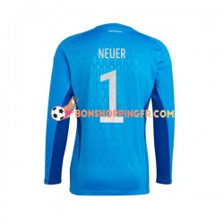 Maillot Domicile Allemagne Gardien Manuel Neuer 1 Coupe du Monde 2022 Manches Courtes Homme