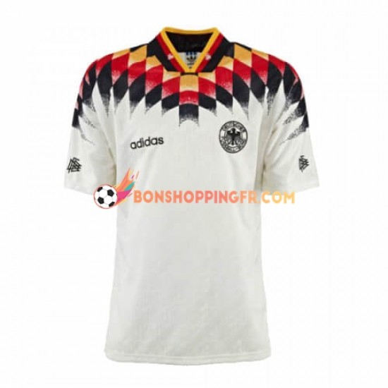 Maillot Rétro Domicile Allemagne 1994 Manches Courtes Homme